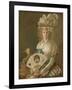 Portrait of a Lady with a Parrot, C.1785-90-Luis Paret y Alcazar-Framed Giclee Print