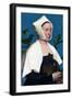 Portrait of a Lady with a Squirrel and a Starling-Hans Holbein the Younger-Framed Art Print