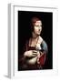 Portrait of a Lady with an Ermine-Leonardo da Vinci-Framed Art Print