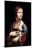 Portrait of a Lady with an Ermine-Leonardo da Vinci-Mounted Art Print