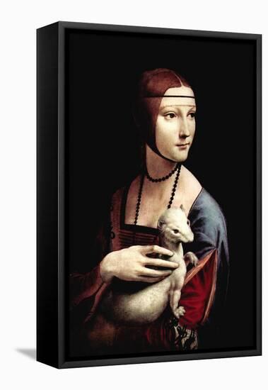 Portrait of a Lady with An Ermine-Leonardo da Vinci-Framed Stretched Canvas