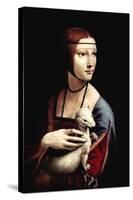 Portrait of a Lady with An Ermine-Leonardo da Vinci-Stretched Canvas