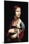 Portrait of a Lady with An Ermine-Leonardo da Vinci-Mounted Art Print