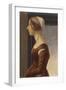 Portrait of a Lady with Cap (La Bella Simonetta)-Sandro Botticelli-Framed Giclee Print