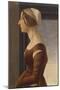 Portrait of a Lady with Cap (La Bella Simonetta)-Sandro Botticelli-Mounted Giclee Print
