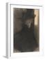 Portrait of a Lady with Cape and Hat, 1897-1898-Gustav Klimt-Framed Giclee Print