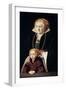 Portrait of a Lady with Daughter, C1530S-C1540S-Bartholomaeus Bruyn-Framed Giclee Print