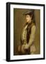 Portrait of a Lady with Fur Stole and Muff-George F. Henry-Framed Giclee Print