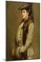 Portrait of a Lady with Fur Stole and Muff-George F. Henry-Mounted Giclee Print
