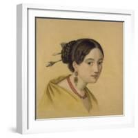 Portrait of a Lady with Hair Decoration-Louise Caroline Seidler-Framed Giclee Print