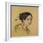 Portrait of a Lady with Hair Decoration-Louise Caroline Seidler-Framed Giclee Print