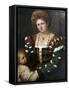 Portrait of a Lady with Her Son, Mid-1530S-Paris Bordone-Framed Stretched Canvas
