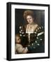 Portrait of a Lady with Her Son, Mid-1530S-Paris Bordone-Framed Giclee Print