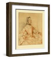 Portrait of a Lady-Jean-Etienne Liotard-Framed Collectable Print