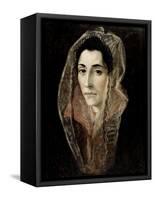 Portrait of a Lady-El Greco-Framed Stretched Canvas