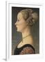 Portrait of a Lady-Antonio Pollaiolo-Framed Art Print