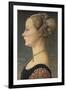 Portrait of a Lady-Antonio Pollaiolo-Framed Art Print