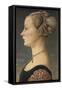 Portrait of a Lady-Antonio Pollaiolo-Framed Stretched Canvas