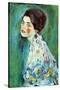 Portrait of a Lady-Gustav Klimt-Stretched Canvas