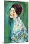 Portrait of a Lady-Gustav Klimt-Mounted Art Print