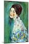 Portrait of a Lady-Gustav Klimt-Mounted Art Print