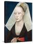 Portrait of a Lady-Rogier van der Weyden-Stretched Canvas