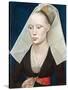 Portrait of a Lady-Rogier van der Weyden-Stretched Canvas