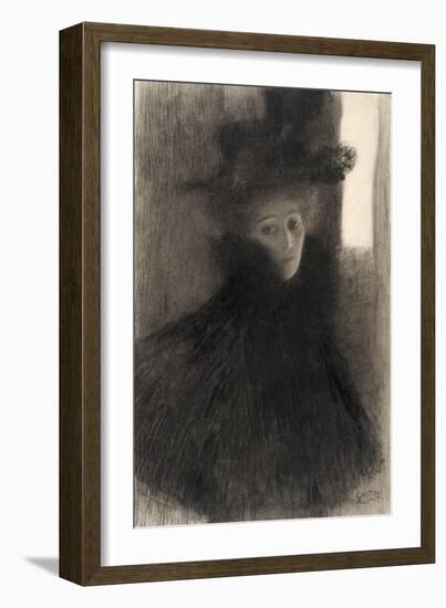 Portrait of a Lady-Gustav Klimt-Framed Giclee Print