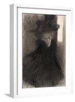 Portrait of a Lady-Gustav Klimt-Framed Giclee Print