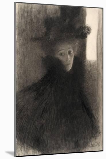 Portrait of a Lady-Gustav Klimt-Mounted Giclee Print