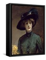 Portrait of a Lady-Raimundo Madrazo-Framed Stretched Canvas