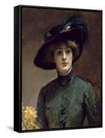 Portrait of a Lady-Raimundo Madrazo-Framed Stretched Canvas