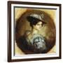 Portrait of a Lady-Franz Seraph von Lenbach-Framed Giclee Print