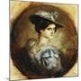 Portrait of a Lady-Franz Seraph von Lenbach-Mounted Giclee Print