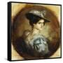 Portrait of a Lady-Franz Seraph von Lenbach-Framed Stretched Canvas