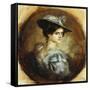 Portrait of a Lady-Franz Seraph von Lenbach-Framed Stretched Canvas