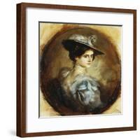 Portrait of a Lady-Franz Seraph von Lenbach-Framed Giclee Print