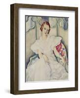 Portrait of a Lady-Gerda Wegener-Framed Giclee Print