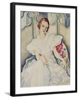 Portrait of a Lady-Gerda Wegener-Framed Giclee Print