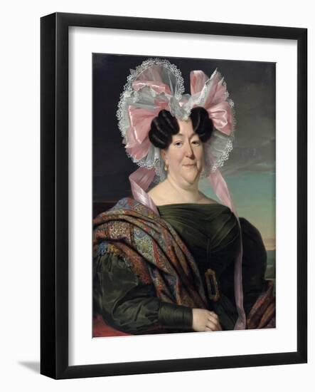 Portrait of a Lady-Jan Adam Kruseman-Framed Giclee Print