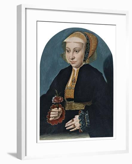 Portrait of a Lady-Bartholomaeus Bruyn-Framed Giclee Print