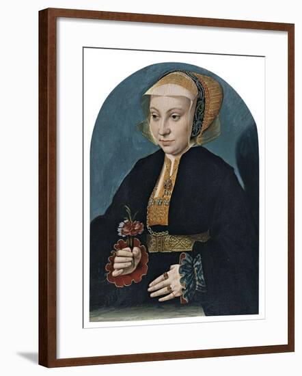 Portrait of a Lady-Bartholomaeus Bruyn-Framed Giclee Print