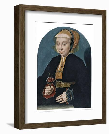 Portrait of a Lady-Bartholomaeus Bruyn-Framed Giclee Print