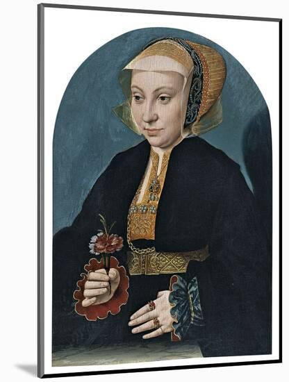 Portrait of a Lady-Bartholomaeus Bruyn-Mounted Giclee Print