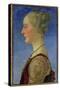 Portrait of a Lady-Antonio Pollaiolo-Stretched Canvas