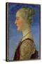 Portrait of a Lady-Antonio Pollaiolo-Stretched Canvas