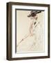 Portrait of a Lady-Paul Cesar Helleu-Framed Giclee Print