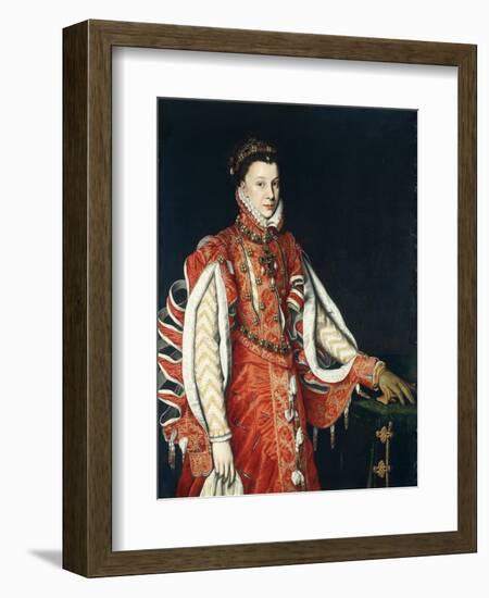 Portrait of a Lady-Alonso Sanchez Coello-Framed Giclee Print