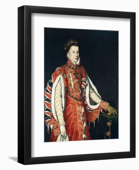 Portrait of a Lady-Alonso Sanchez Coello-Framed Giclee Print