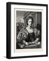 Portrait of a Lady-Andrea del Sarto-Framed Giclee Print